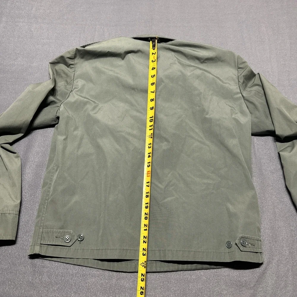 VINTAGE 70s  AG-274 MILITARY GREEN WATER REPELLENT JACKET SIZE 40 TALL